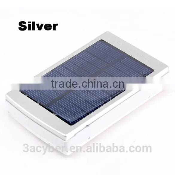 New Solar Powered 30000 mAh Dual USB Mobile Power Bank Battery Charger For Phone Travel Use