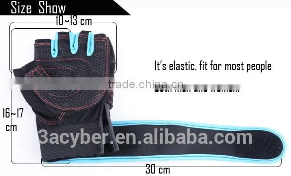 New 1 Pair Shockproof Gym Cycling Gloves/Bicycle Glove/Sports Glove Half Finger