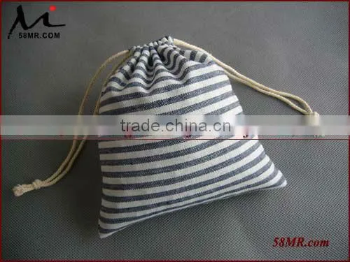 Linen Cosmetic Bag,Cloth Drawstring Pouch Bags,Linen Shopping Bag