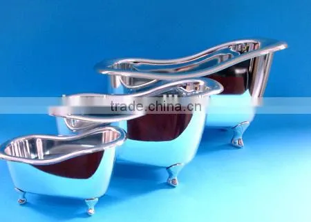 Popular Design Mini Plastic Bathtub, red colour mini bathtub shape container