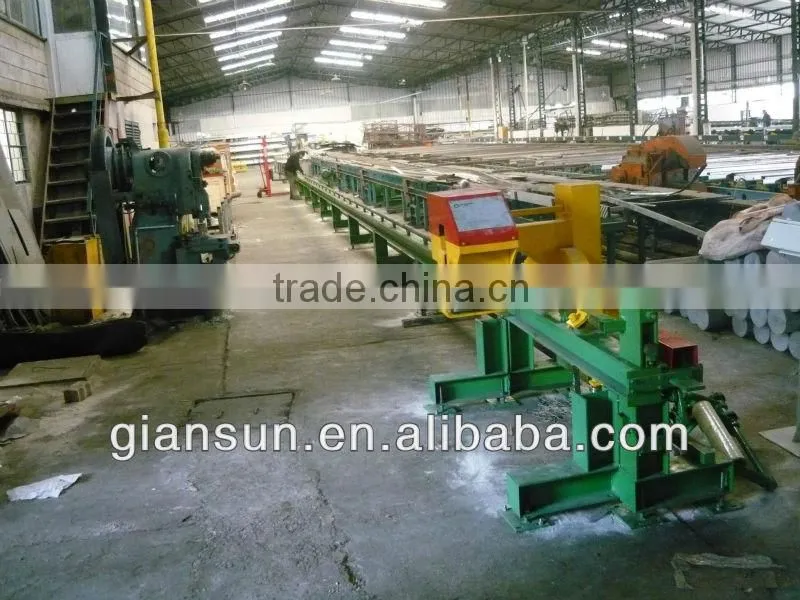 2500T-3600T single head extrusion puller with automatically interrupted saw