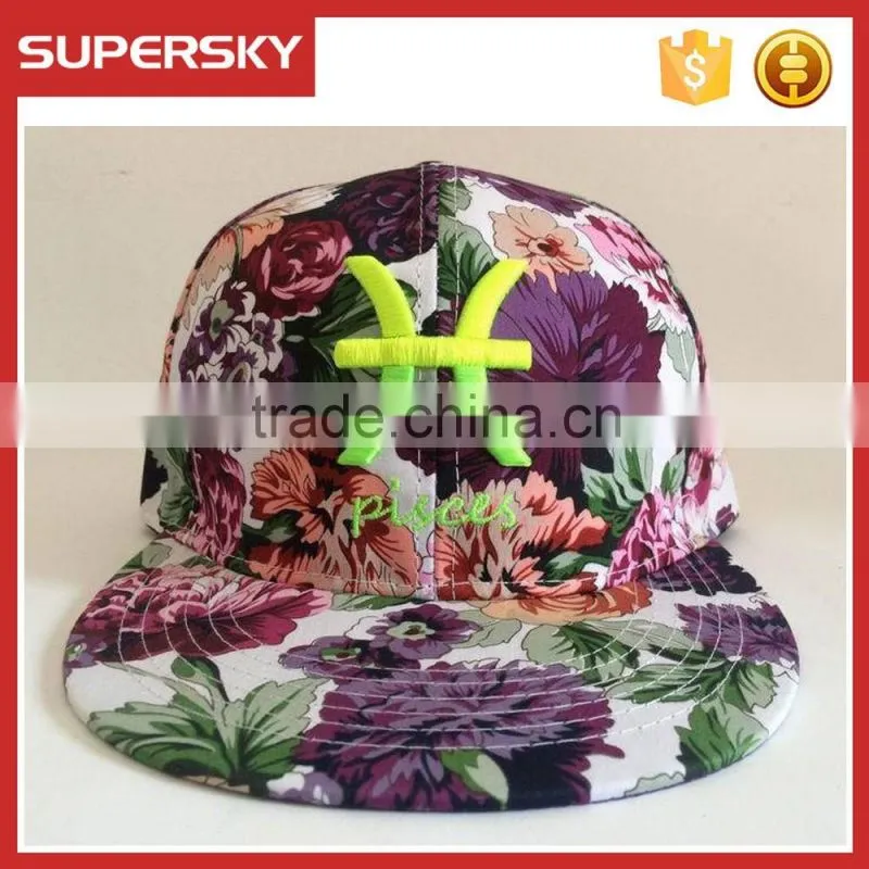 A-1261 fashion hat snapback cap custom snapback hat 6 panel embroidery snapback cap