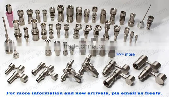 14mm 18mm gr2 titanium smoking nail titanium domeless nail wholesale