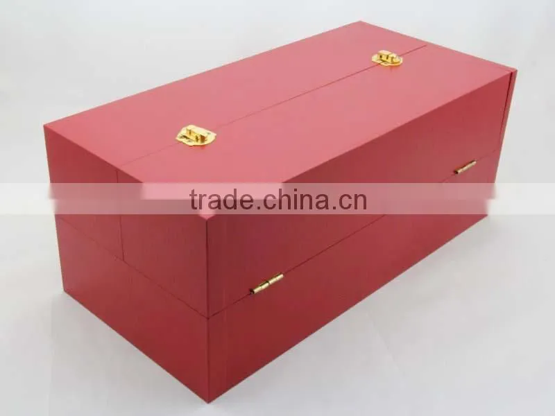 High quality wooden display box for Crystal Cup packaging
