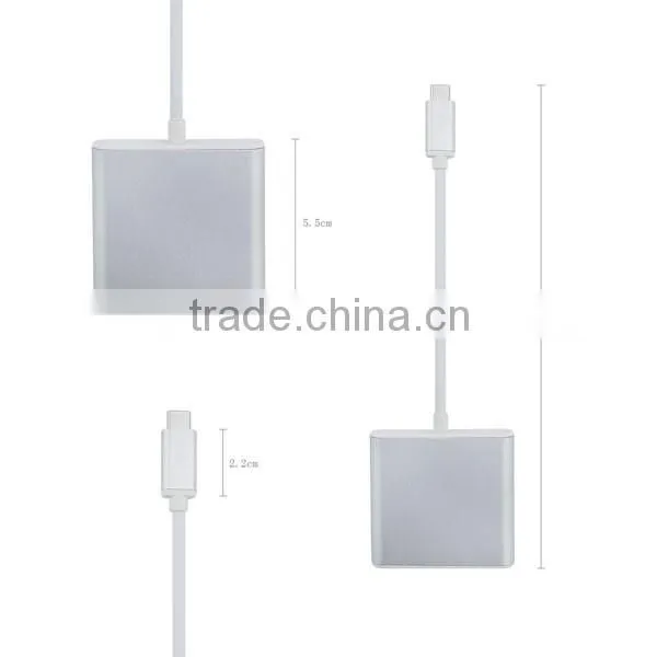 2015 Hot selling style USB Type-c to 3 Ports USB