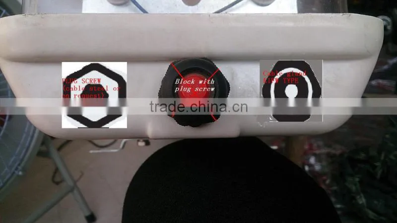 BYS High quality lighting fixture explosion proof full plastic lamp fixture