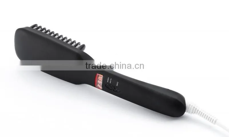 Professional Antomatic LCD Hair Straightener Comb Styling Machine Digital Perm Machine Electric Hair Straightening Comb