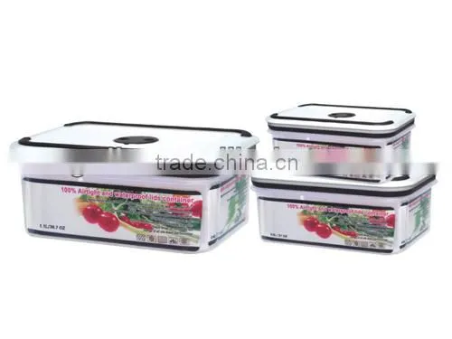 rectangular plastic Food Storage Container Set GL9013-B