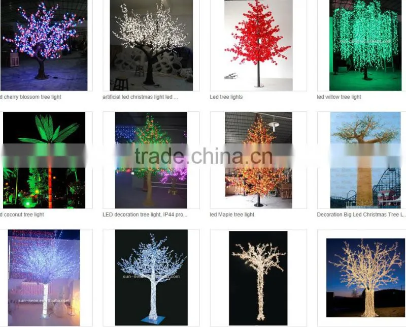 China Supplier Guzhen Factory Led Outdoor Light Tree For Christmas Decoration,Outdoor Lighting Tree