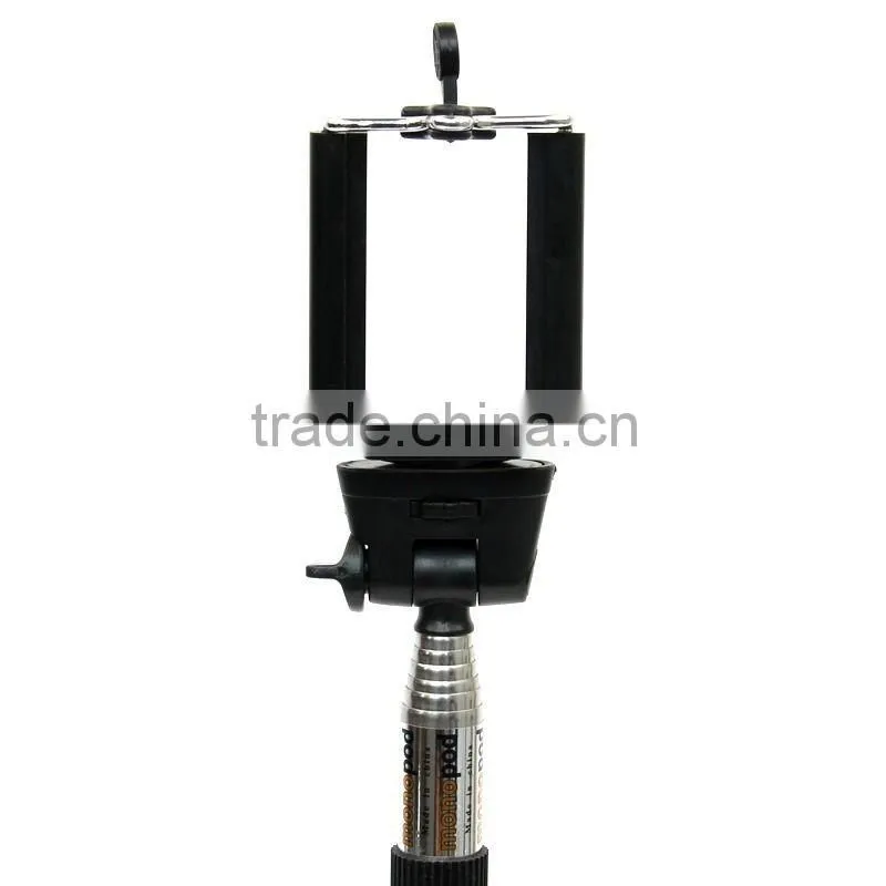 Selfie Extendable Wired Remote Shutter Handheld Selfie Stick Monopod For Phone