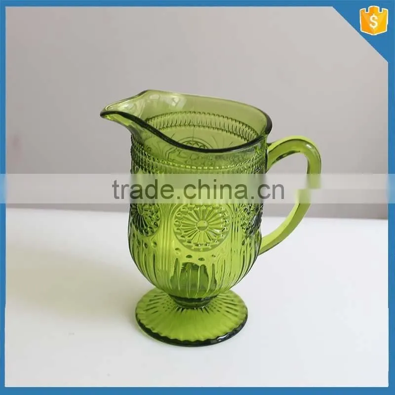 sunflower glass beer jug fruit infusion glass pitcher