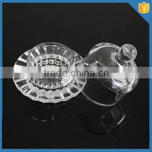 Manufacture Cheap Glass dome jar with base
