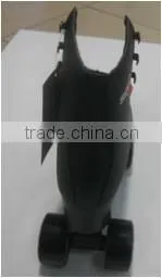 PVC Boot Quad Roller Skate Women Figure Skates Roller Skating Shoes Plastic Frame, Aluminum Frame Optional