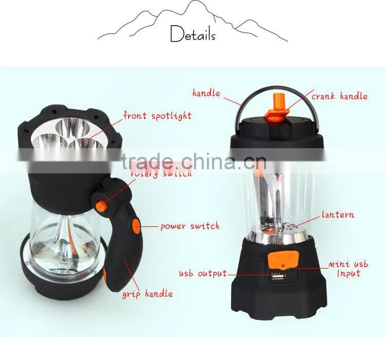 SORBO Best Selling Products Multi-function Outdoor LED Lantern Light CE Approved Emergency LED Camping Lights with SOS Function