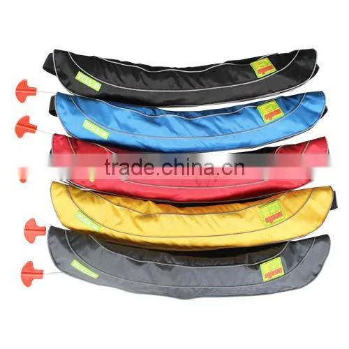 High quality nylon waterproof CE approved waist life jacket wholesale