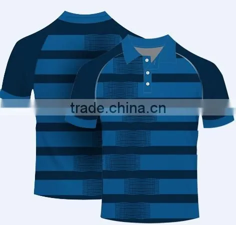 wholesale new design breathable sublimated soccer polo shirt