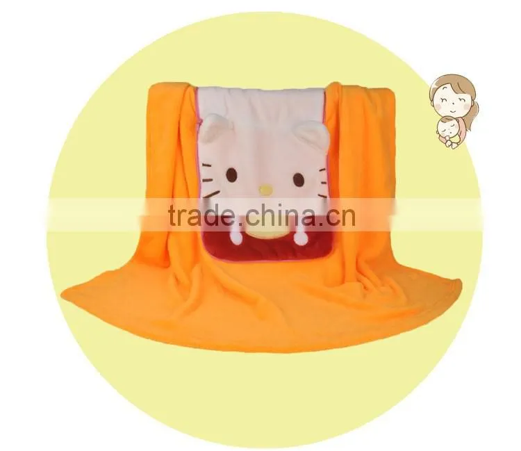Promotion Gift Comfortable Fleece Pillow Blanket
