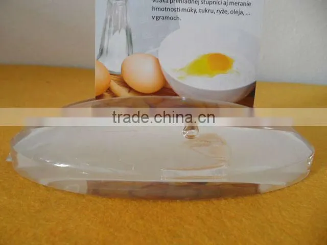 Clear plastic acrylic menu holder