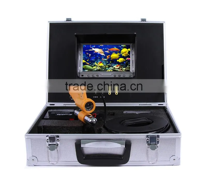 20m Cable Underwater Fish Camera With 7 Inch LCD Underwater fishing Camera HD 12Pcs White Leds Fish Finder Camera