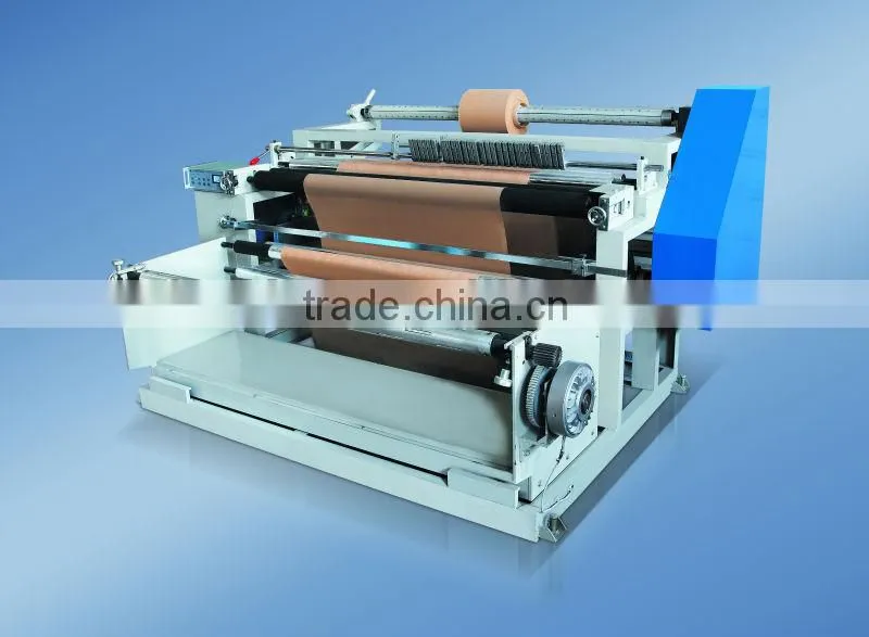 nonwoven rewinding and slitting machine