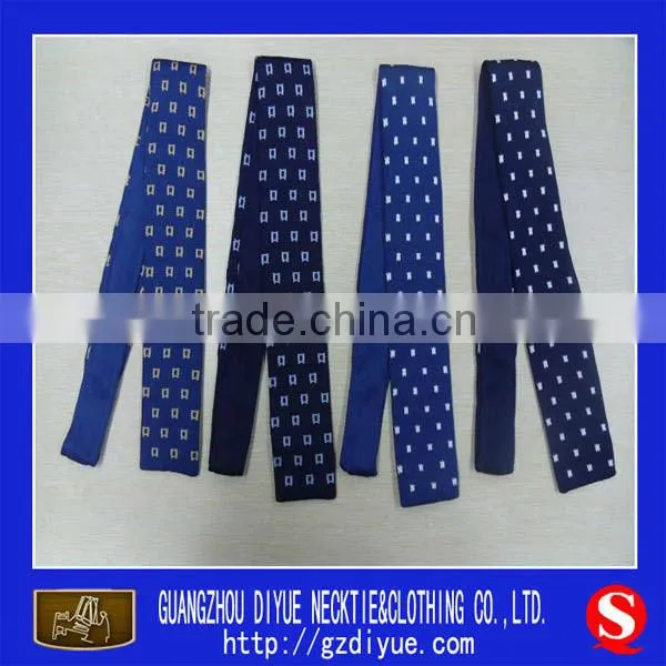 100% silk printed ascot cravat tie