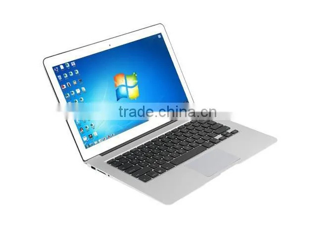 factory wholesale 13.3inch aluminium alloy cover notebook PC laptop computer CPU intel i5 4GB RAM and 128GB hard drive bluetooth