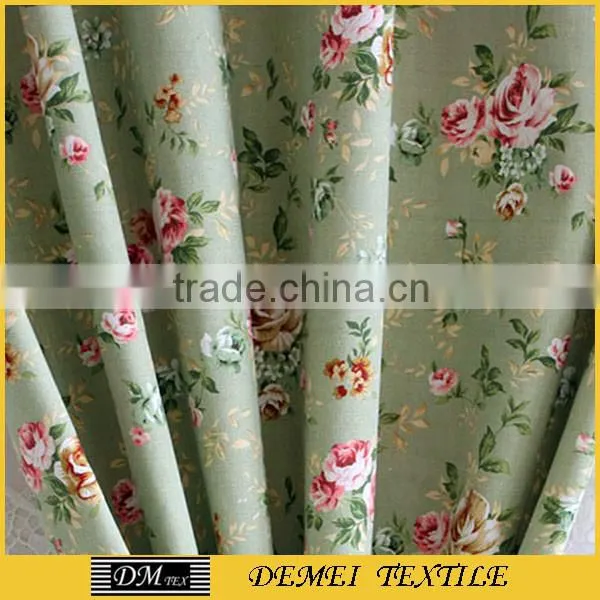 print flower canvas fabric