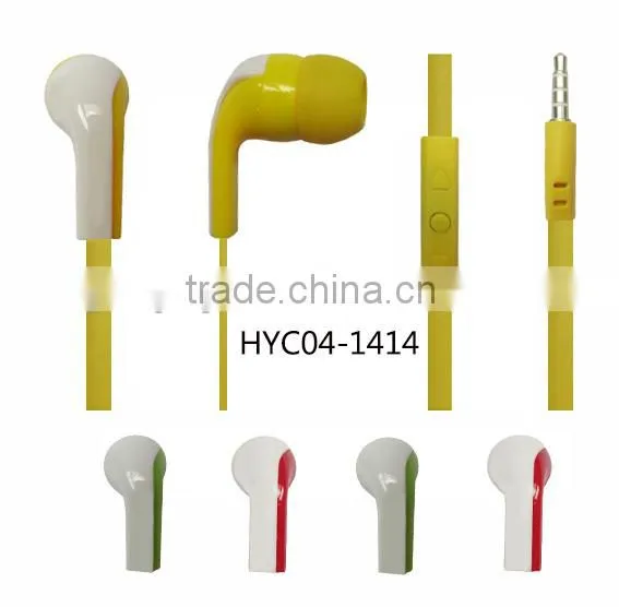 new style wired earphone headphone with mic