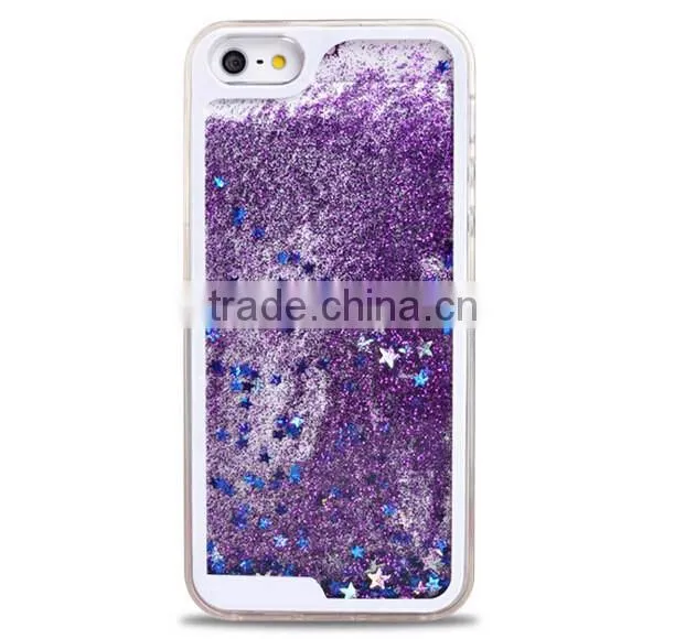 clear 3D quicksand frosted custom case for iphone 6 6s/7