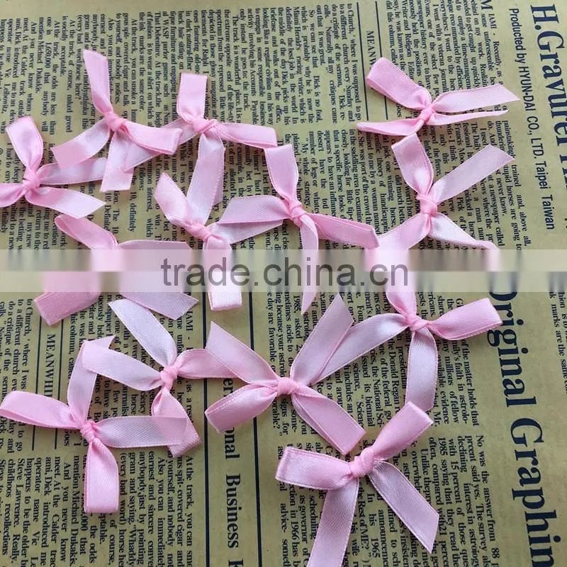 Customized micro-fiber underwear polyester taffeta,lingerie ribbon bow