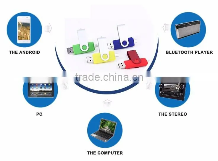 Promotional gift OTG smart phone USB 3.0 flash drive for phone and tablet/PC