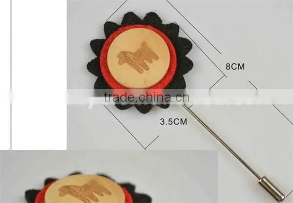 small size hand made rose flower pins bouquet for man suit red LAP027