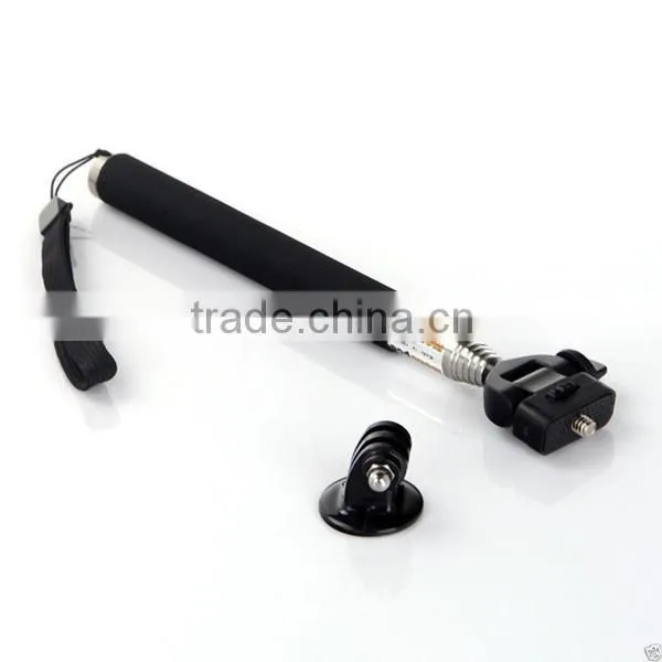 2014 Wholesale Price!!! Self-portrait Camera Handheld Monopod + Gopro adapter for Digital Camera Gopro hero2 3 CL-55-1