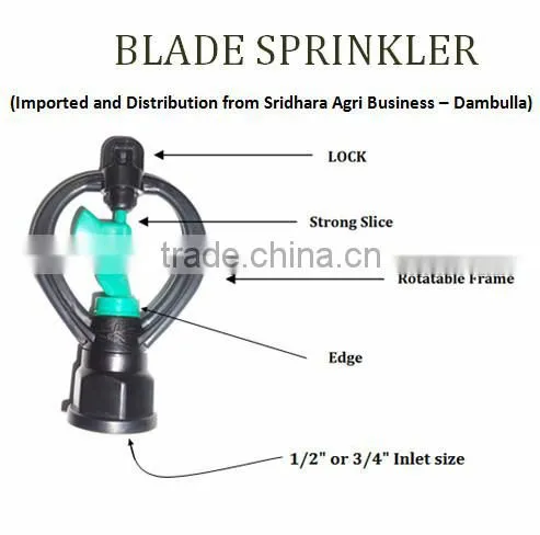 Green blade micro sprinkler