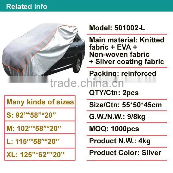 Best-selling waterproof hail protection car cover from Brightway