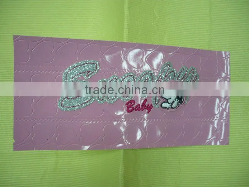 embroidery PU patch for garments