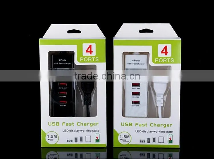 4 USB Port Wall Charger, 4 USB Port Wall Charger With US/EU Plug, China Manufacturer