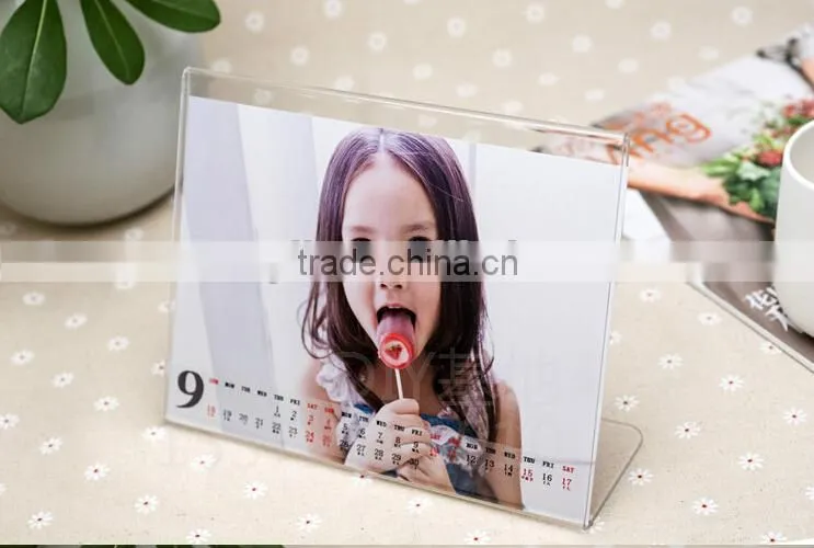 factory supply acrylic calendar paper stand wholesale