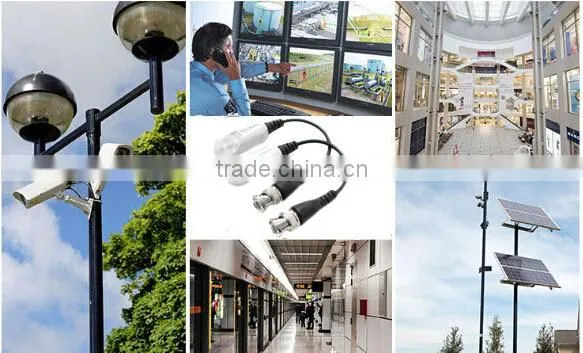 Single channel passive video Balun for CCTV