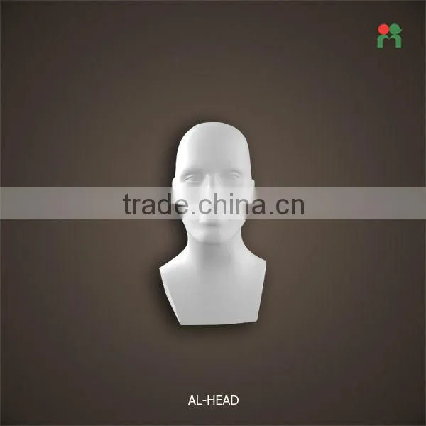 2015 Fashion fiberglass male mannequin head display mannequin head full body 13A.B