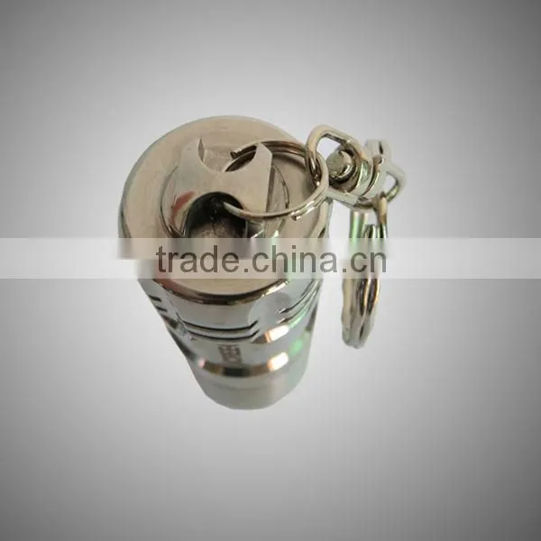 TrustFire CREE XM-L T6 LED 1000lm aluminumled flashlight keychain lighting(CR123a/16340 rechargeable battery)