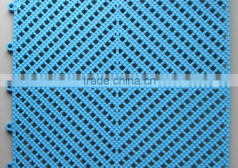 Qingdao 7KING interlocking PVC skidproof plastic bathroom floor mat