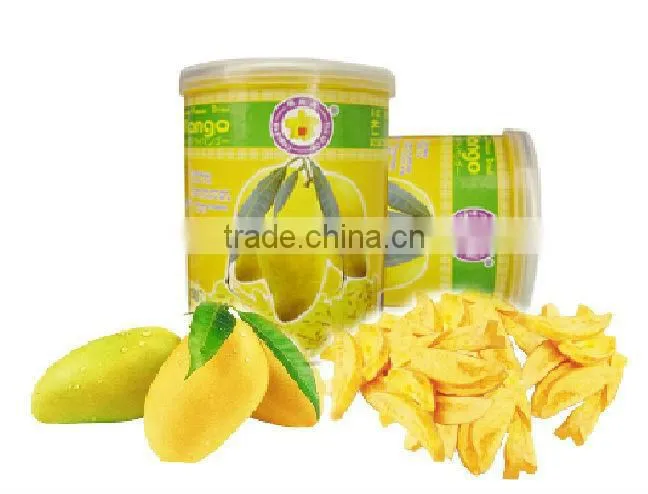 Freeze dried Mango 20 g fruit snack HACCP , ISO 22000, GMP, HALAL, KOSHER certified