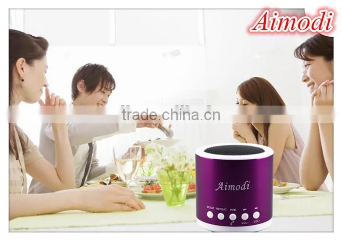 Factory price mini speaker bluetooth connection function outdoor enjoy music Aimodi-MN05BT.T