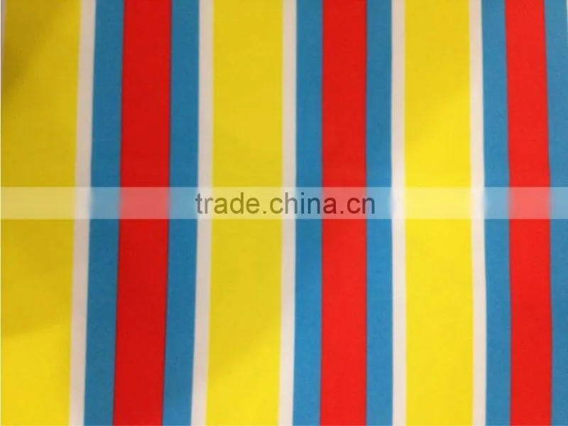 Stripe Printed Ployester Spandex Fabric Scuba