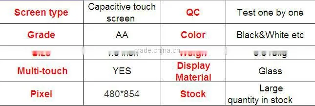 Factory Price Touch Panel Glass Lens For Sony Xperia M C1905