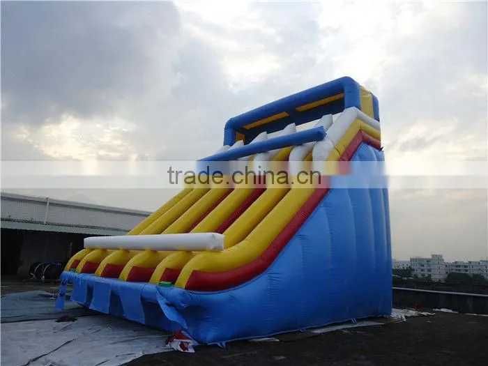 higher inflatable water slide for pool