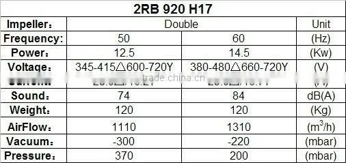 1310M3/H double stage heavy ring blower