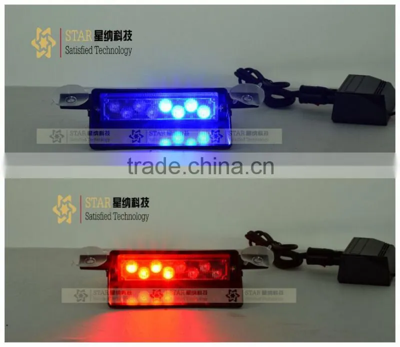 Car Accessories Car Truck Emergency Flashing Strobe 15 Flash pattern visor light (XN-S6-2)