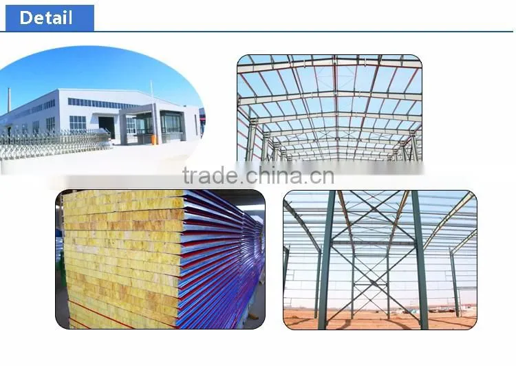 steel truss roof warehouse in Ecuador